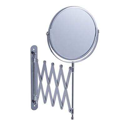 ZELLER  18412 Miroir &agrave; bras extensible Chrom&eacute; 17 cm 9-45 x 18,5 x 37 cm 