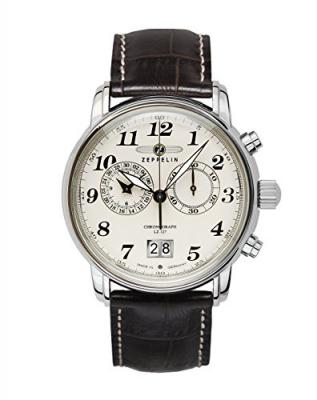 ZEPPELIN  Montre Homme Quartz avec Bracelet en Cuir &ndash; 76845