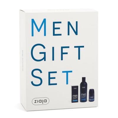 ZIAJA  Men Set Gel de bain + cr&egrave;me faciale + d&eacute;odorant