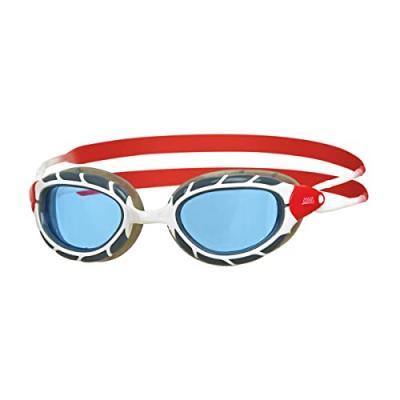 ZOGGS Lunettes de natation  Predator Small Fit noir blanc rouge