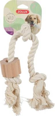 ZOLUX  -Corde Wild 3 n&oelig;uds. Taille &oslash; 2 cm x 51 cm. Jouet pour Chien.-ZO-480453