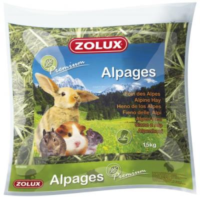 ZOLUX  Foin Alpages Premium Sac de 1,5 kg pour rongeurs