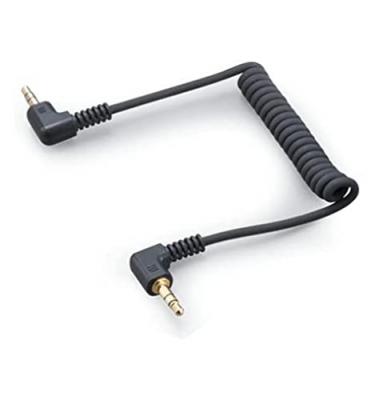 ZOOM  SMC-1 c&acirc;ble mini-jack 3,5mm st&eacute;r&eacute;o spirale pour connexion F1 sur DSLR