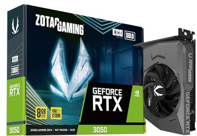 ZOTAC Carte graphique  Gaming GeForce RTX 3050 ECO SOLO 8GB