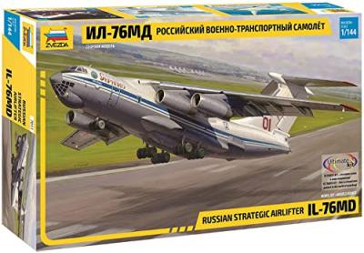 ZVEZDA Maquette avion : Avion de transport sovi&eacute;tique IL-76MD 