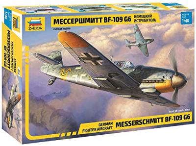 ZVEZDA Maquette avion  Messerschmitt BF 109G-6- 1/48 - Maquette d'avio