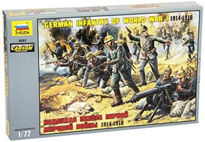 ZVEZDA Figurines 1&egrave;re Guerre Mondiale : Infanterie Allemande