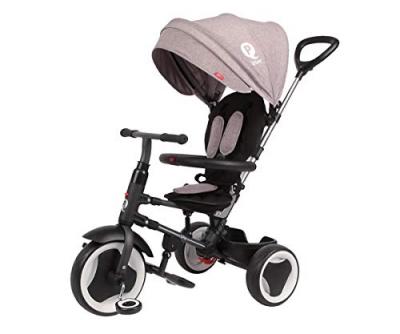 QPLAY  tricycle Rito Plus junior acier gris/noir