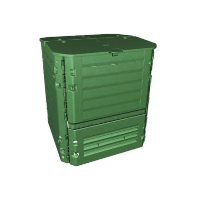 GARANTIA Composteur 600L en plastique Thermo King 80x80x104cm vert