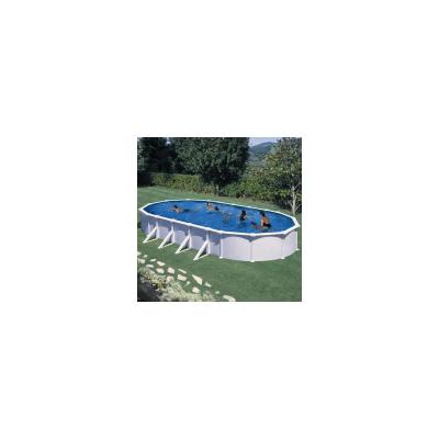 GRE Piscine ovale hors sol en kit 1000 x 550 x 132cm avec renforts