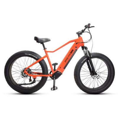 V&eacute;lo &Eacute;lectrique - YEEP.ME HOLIDAY - Red Vibrant - 26&rsquo;&rsquo; FatBike - Moteur 48V - Batterie 13,4 Ah 643Wh - Freins Hydrauliques 