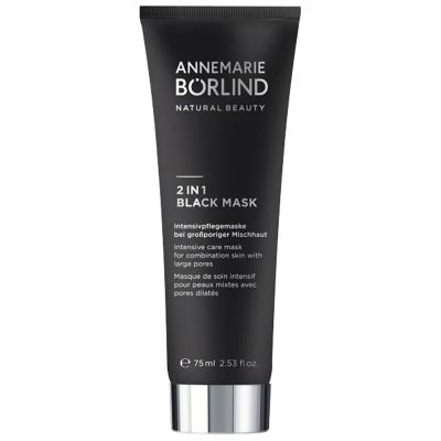 Annemarie borlind - 2IN 1 BLACK MASK Masque peaux mixtes 75 ml