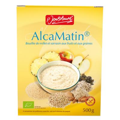 P.JENTSCHURA AlcaMatin Bouillie de millet et sarrasin aux fruits et aux graines 500g 