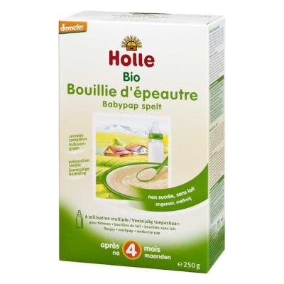 HOLLE  - Bouillie &agrave; l'&eacute;peautre BIO d&egrave;s 4 mois 250 g - 