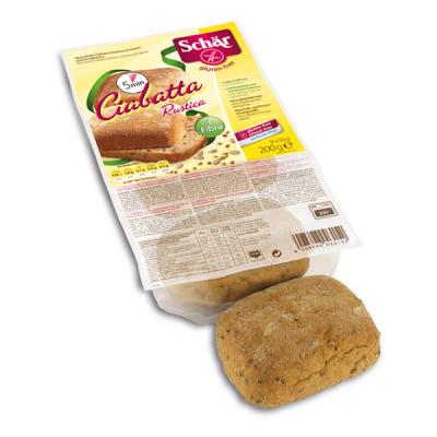SCHAR Petits Pains Pr&eacute;cuits Ciabatta Sans Gluten  - Les 4 Pains De 50 G
