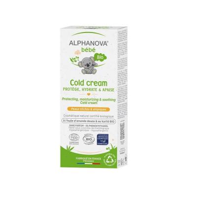 ALPHANOVA  B&eacute;b&eacute; Cold Cream - Soin B&eacute;b&eacute; Hydratant et Apaisant - 50 ml