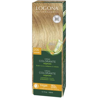 LOGONA  Cr&egrave;me Colorante V&eacute;g&eacute;tale 150 ml 200 Aube