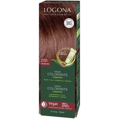 LOGONA  Cr&egrave;me Colorante V&eacute;g&eacute;tale 150 ml 220 Bordeaux