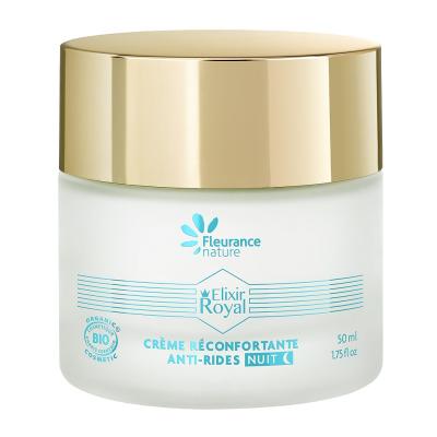 FLEURANCE NATURE  Elixir Royal Cr&egrave;me R&eacute;confortante Anti-Rides Nuit 50ml