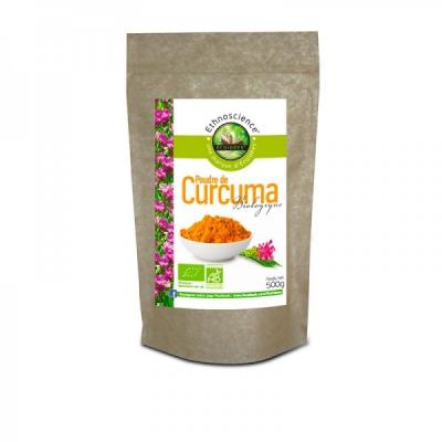 ECOIDEES Ethnoscience Poudre de curcuma bio - Boite 500g