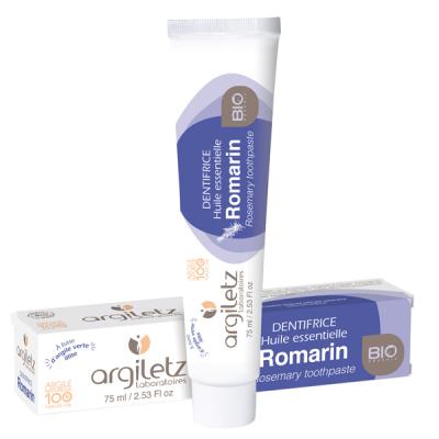 ARGILETZ  dentifrice Romarin Bio 75mL