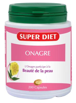 SUPERDIET  Huile bio d'onagre, 200 capsules