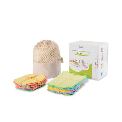 LES TENDANCES Kit Lingettes b&eacute;b&eacute; lavables - Couleur