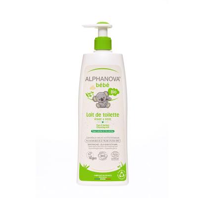 ALPHANOVA  B&eacute;b&eacute;Lait de toilette flacon pompe 500 ml
