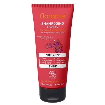 FLORAME Shampoing Brillance aux huiles essentielles sans sulfates 