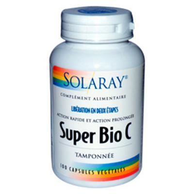 SOLARAY Super Bio C  tamponne - 100 capsules