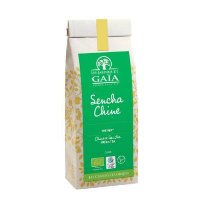 Les Jardins de Ga&iuml;a Th&eacute; vert bio Sencha Zhejiang Jardins de Ga&iuml;a 100 g