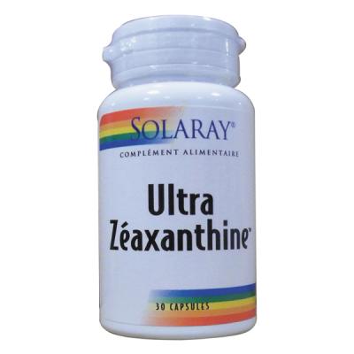 SOLARAY  Ultra Z&eacute;axanthine 6mg 30 capsules v&eacute;g&eacute;tales 
