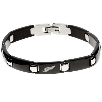 ALL BLACKS BIJOUX Bracelet All Blacks 682020 - Bracelet Gourmette Noir Homme