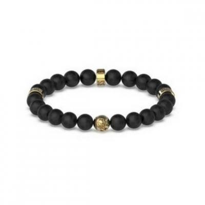 GUESS BIJOUX Bracelet Homme  - JUMB02117JWYGBK 4G ICON Acier dor&eacute;