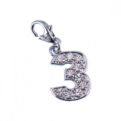 SO CHARM BIJOUX Charms Et Perles So Charm - CH0006 - Charm Chiffre 3