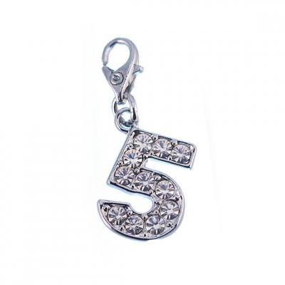 SO CHARM BIJOUX Charms Et Perles So Charm - CH0008 - Charm Chiffre 5
