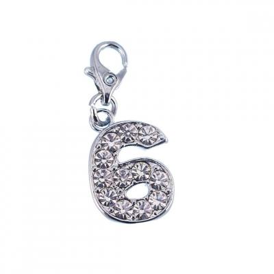 SO CHARM BIJOUX Charms Et Perles So Charm - CH0009 - Charm Chiffre 6