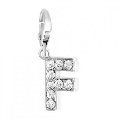 SO CHARM BIJOUX Charms Et Perles So Charm - CH0019-ARGENT - Charm Lettre F