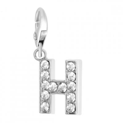 SO CHARM BIJOUX Charms Et Perles So Charm - CH0021-ARGENT - Charm Lettre H