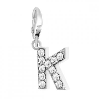 SO CHARM BIJOUX Charms Et Perles So Charm - CH0024-ARGENT - Charm Lettre K