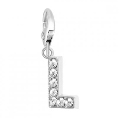 SO CHARM BIJOUX Charms Et Perles So Charm - CH0025-ARGENT - Charm Lettre L