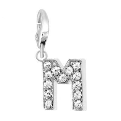 SO CHARM BIJOUX Charms Et Perles So Charm - CH0026-argent - Charm Lettre M