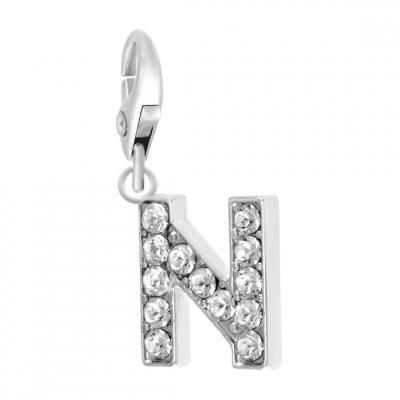 SO CHARM BIJOUX Charms Et Perles So Charm - CH0027-ARGENT - Charm Lettre N