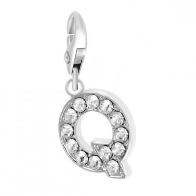 SO CHARM BIJOUX Charms Et Perles So Charm - CH0030-ARGENT - Charm Lettre Q
