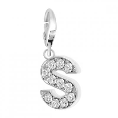 SO CHARM BIJOUX Charms Et Perles So Charm - CH0032-ARGENT - Charm Lettre S