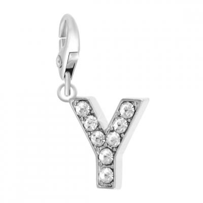 SO CHARM BIJOUX Charms Et Perles So Charm - CH0038-ARGENT - Charm Lettre Y
