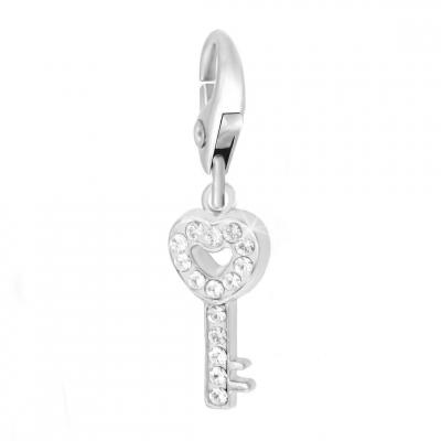 SO CHARM BIJOUX Charms Et Perles So Charm - CH0060-ARGENT - Charm Cl&eacute; C&acute;Ur