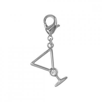 SO CHARM BIJOUX Charms Et Perles So Charm - CH0382-ARGENT - Charm Verre Cocktail