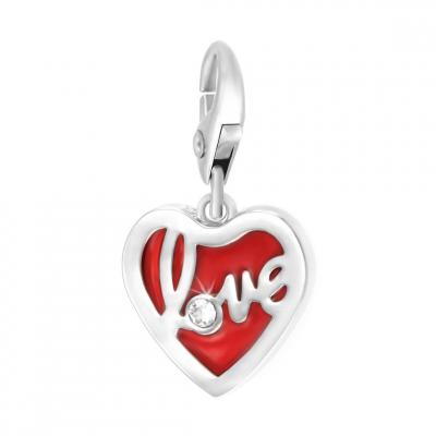 SO CHARM BIJOUX Charms Et Perles So Charm - CH0384-ARGENT - Charm Love Coeur