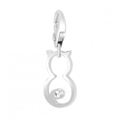 SO CHARM BIJOUX Charms Et Perles So Charm - CH0437-ARGENT - Charm Chat Argent&eacute;